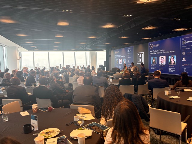 A full audience at the Cross-Border Investment Forum in New York, September 2026.